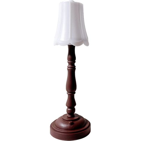 Lampe De Table - Lampe De Chevet À Led - Alimentée Par Piles - Pour Chambre Salon Bureau Café - 18,5 X 6 Cm - 1 Pièce (1/5)