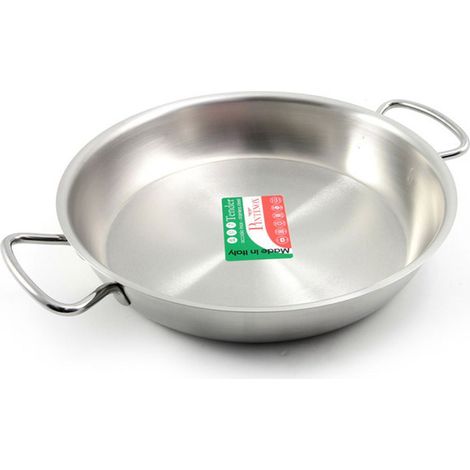 Tegame in acciaio Inox Tender - 2M - Diametro: cm 40