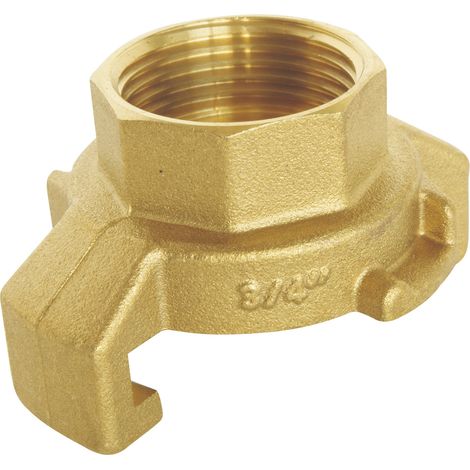 Raccord express cannelé Femelle 1/2" - Joint intégré (1/3)