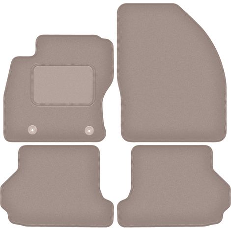 Beige Veloursmatten für: Ford Focus MK2 Cabrio (2006-2010)
