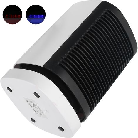 Radiateur d'Appoint Électrique Portable, Chauffage Mains-Pieds avec Fonction Ventilateur, pour Bureau et Domicile, Prise Européenne 250V (1/5)