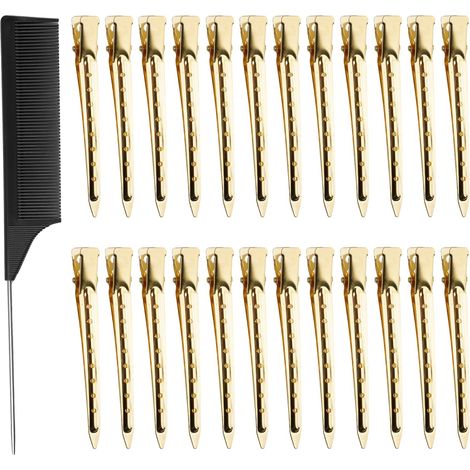 24 Pieces 9cm Alligator Hair Clips (1/5)