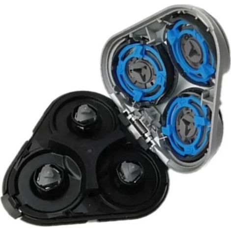 Testina di ricambio lavabile con lama, compatibile con Philips S5000, S5370, S5571, S5420, S5140, S5078, S5077, S5050, S5082, S5380, S5400. (Argento, 1 pezzo) (1/5)