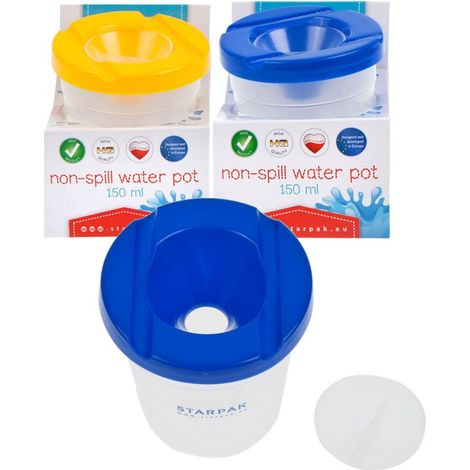 Starpak auslaufsicherer Becher mit Deckel für Wasser zum Malen mit Farben