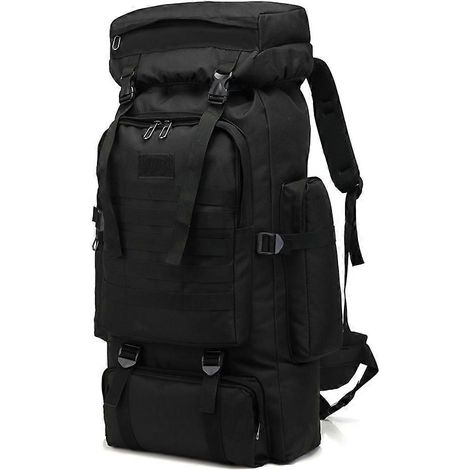 Sac à dos militaire camouflage 80L Molle, sac à dos tactique militaire pour homme, sac à dos d'assaut et de trekking étanche