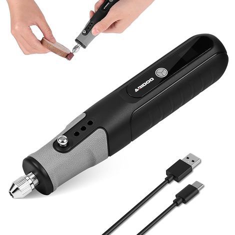 Outil multi-usage, Outil Rotatif Multifonction Sans Fil, Vitesse Variable 5000-25000 tr/min pour Découper, Poncer, Percer, Nettoyer, Sculpter, Polir, Graver, Meuler (1/5)