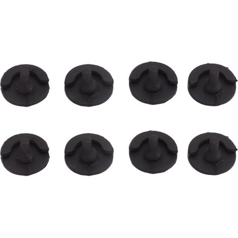 Silikonfüße für Fritteusen, rutschfest und isolierend, für Bratpfannen und Grillplatten, 8er-Set (1/5)