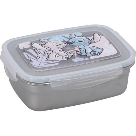 Boîte à lunch Disney Stitch en acier inoxydable (1/4)