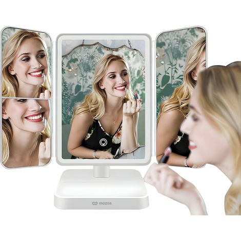 Specchio per il trucco Mozos ML10X con retroilluminazione a LED (1/5)