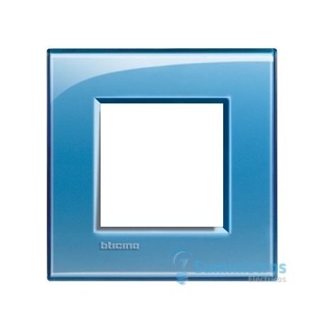 Placa cuadrada de 2 módulos Livinglight BTILNA4802AD