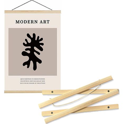 21 cm Magnetischer Posterrahmen, Poster leicht austauschbar, Wanddekoration fürs Wohnzimmer, Werbeplakat (Poster nicht enthalten) (1/5)