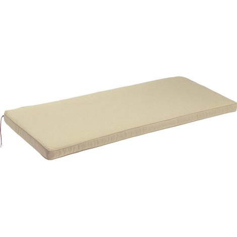 CUSCINO PANCA 2 POSTI 115X47XH4CM SAND BORDATO