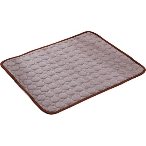 Tapis Rafraîchissant Pour Chiens Tapis de couchage d'lavable chats Tapis Pliable Rafraîchissant Cage Chien Adapté Au Salon, Balcon, Sol, Canapé, Cage, Niche, Extérieur, Et Siège Auto (1/5)