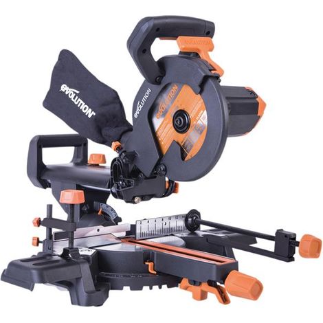 Evolution R210SMS+ Pro Multi-Material Sliding Mitre Saw 210mm 1500W 110V (1/5)