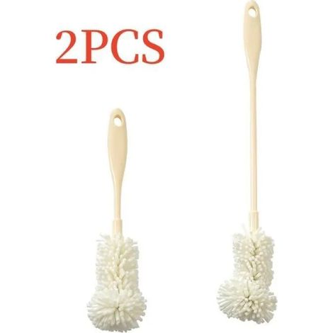 Goupillon BouteilleBrosse Bouteille Eponge Manche LongBrosse purateur360 Nettoyage pongepour tassesverrestasses GOUPILLON (1/4)
