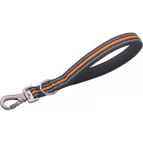 Short Dog Leash, Dog Leash with Heavy Duty Padded Handle for Training Control Large and Medium Dogs Length 32cm, Width 2.5cm (1/5)