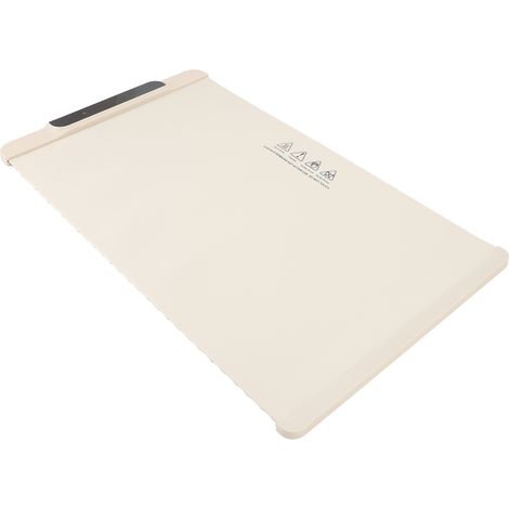 Tapis chauffant électrique en silicone pliable avec minuterie automatique, idéal pour les fêtes, les réunions et un usage quotidien. Prise UE 220 V. (1/5)