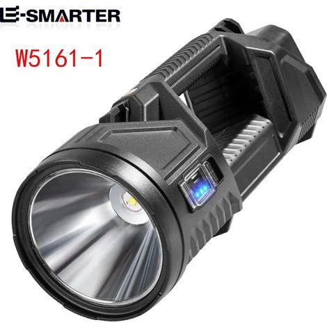Projecteur puissant - Batterie lithium haute capacité - Rechargeable - Fonction batterie externe (1/5)