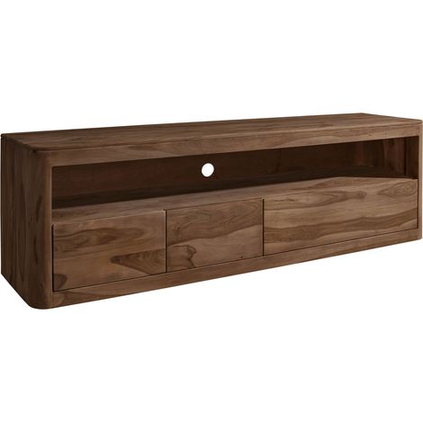 TV-Board Sheesham 190x50x60 rot-braun gebeizt TORONTO 147Massivmoebel24 (1/3)