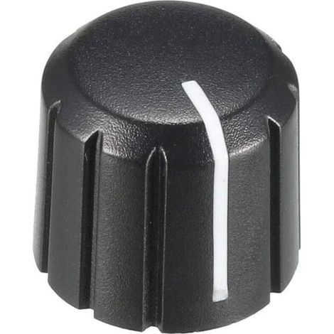20pcs Bouton Potentiomètre 6mm diamètre trou arbre 14,8x13,4mm rotatif en plastique pour Volume guitare (1/5)