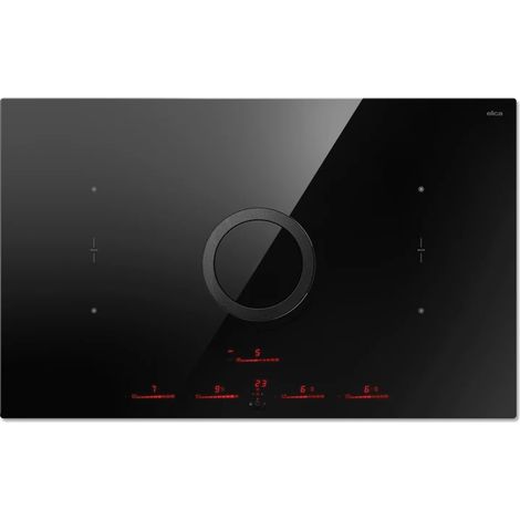 Elica NikolaTesla Switch EVO BL/A/83. Colore del prodotto: Nero, Posizionamento dell'apparecchio: Da incasso, Dimensione della larghezza del piano cottura: 83 cm. Tipo di controllo: To... - PRF0196328 (1/5)