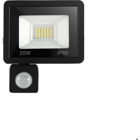 Projecteur LED - 20W - Détecteur de mouvement - IP66 - Économie d'énergie (1/4)