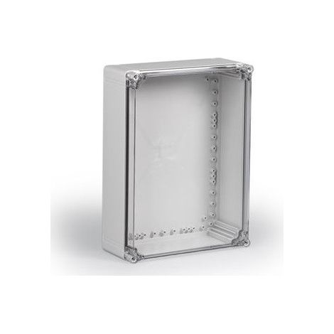 Coffret ABS 300x400x132mm avec couvercle transparent étanche IP67 ik08 CUBO O ENSTO