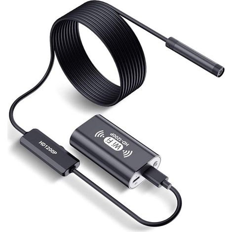 WiFi Endoskop Kamera 8MM HD1200P IP67 Wasserdichte USB Inspektion Endoskop 8LED Drahtlose Endoskopie für