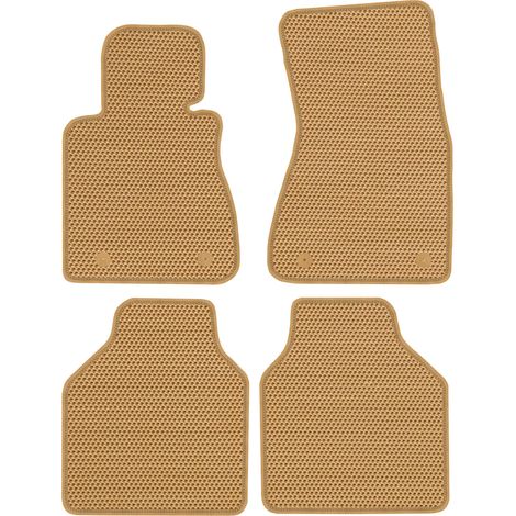 BMW 7er E66 Langversion (2001–2008). Spezielle Fußmatten – EVA-Wabenbeige (1/5)