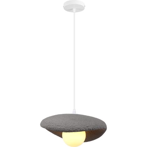 20CM Lámpara De Techo De Interior Personalizada Y Creativa Lámpara Colgante Retro E27, Plafones Moderna Gris Para Dormitorio Cocina