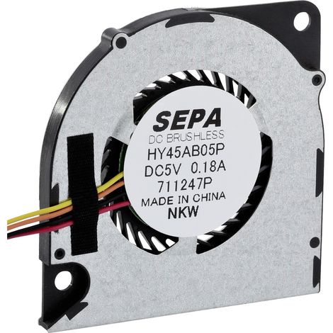 SEPA HY45AB05PSE26A-BLI Radiallüfter 5 V 1.92 m³/h (L x B x H) 45 x 45 x 4.3 mm