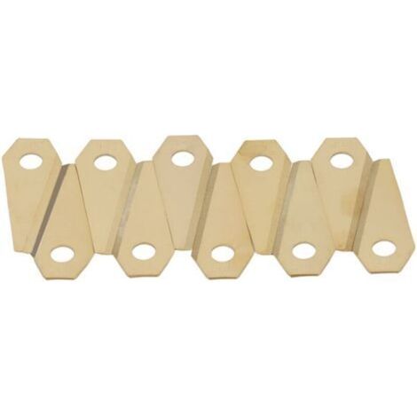 30 pièces Robot Tondeuse à Gazon Titane Robuste Pratique Robot Tondeuse Remplacement pour Bosch Indego Remplacement Robot Tondeuse à Gazon