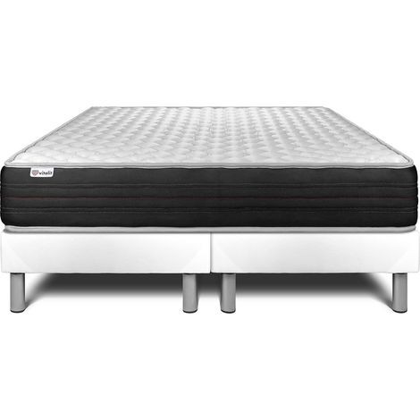 Matratzen- und Lattenrost-Set 2x90x200 cm - Vitalmemo One (1/5)