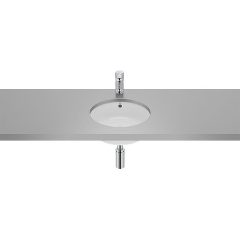 Roca – Vasque à encastrer ronde 350 mm en porcelaine – Profondeur 110 mm – Design moderne pour salle de bain (1/2)