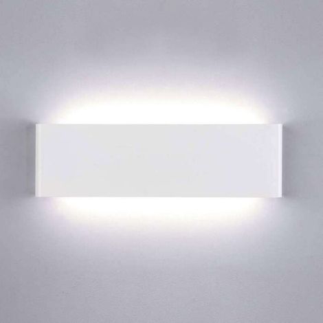 Lightess Applique Murale Intérieure LED 16W - Blanc Froid, IP44 Moderne. Lampe Murale Enfant pour Chambre, Salon [Classe F] (1/4)