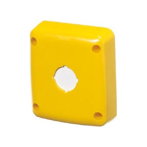 PLASTRON VIDE 75X85MM JAUNE GEWISS GW66745