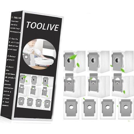 10-Pack Staubsaugerbeutel pour iRobot Roomba I7, I7 S9, J7+, E5, E6, E7 – Ersatzbeutel pour iRobot Roomba I7 (1/3)