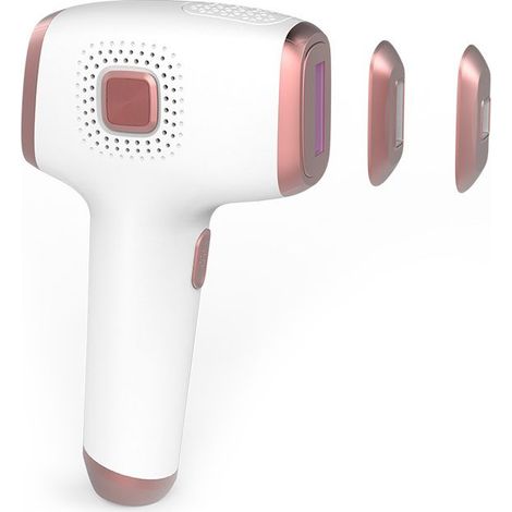 IPL hair removal device with ice cooling system, 999,999 IPL light pulses for permanent hair removal, 2 modes, 9 energy levels, IPL hair removal for men/women/face/body (1/5)