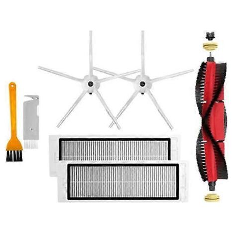 NALOOKAMIC Kit de remplacement pour aspirateur Xiaomi Roborock S5 Max S6 S6 Maxv : brosse rotative, filtre HEPA et accessoires. Pièces détachées. (1/4)