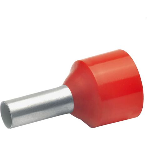 Klauke Aderendhülse n. DIN 10qmm 12mm rot VZ f. kurz. Leit. 43612