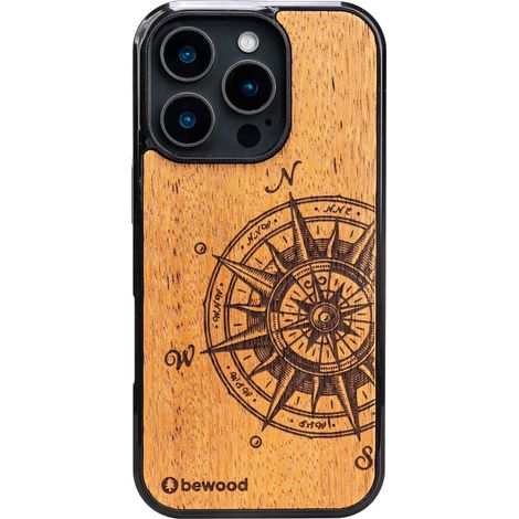 Custodia in legno Bewood per iPhone 16 Pro TRAVELER MERBAU (1/5)