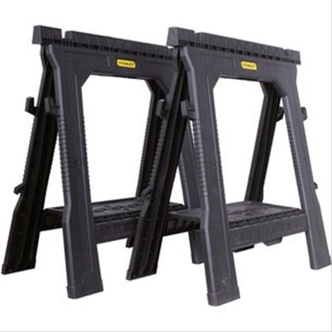 Lot de 2 tréteaux pliables hauteur 810 mm - Stanley