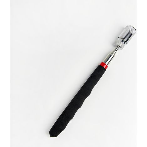 Outil de Ramassage Aimanté Télescopable Ramasse Magnétique avec Poignet en Mousse et LCD Ramasse Extensible de 19 à 69cm Idéal pour les Coins et les Endroits Foncés