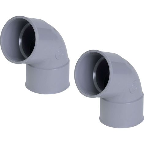 2x coude PVC 67°30 femelle femelle diamètre 32mm PVC raccord connecteur tube tuyau plomberie