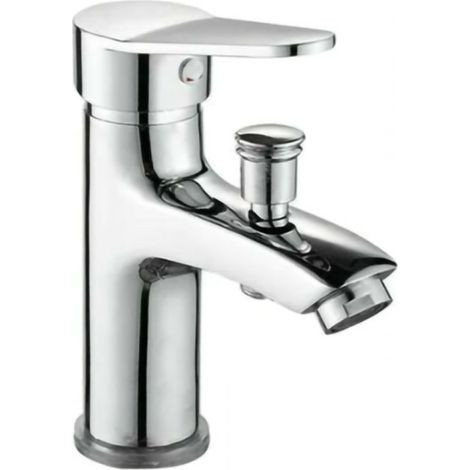 Mitigeur de douche Robinet de douche robinet monotrou à double usage chaud et froid Alliage (1/5)