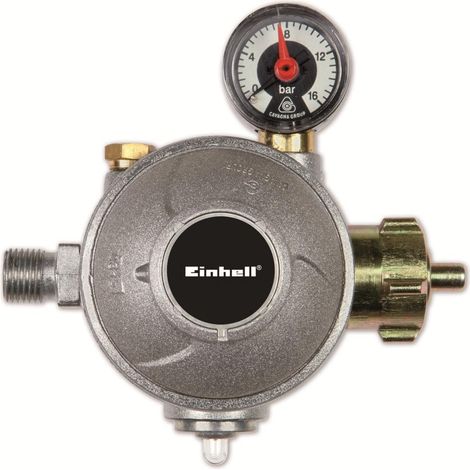 Einhell Modelo estándar regulador de presión de gas metálico