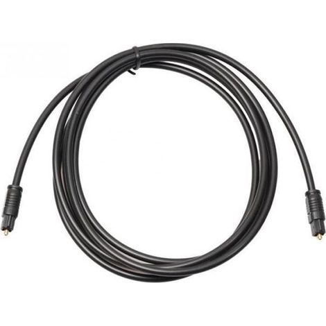 Câble Audio Optique Numérique - STRASSE TECH - 1m - Toslink - Plaqué Or - SPDIF (1/4)