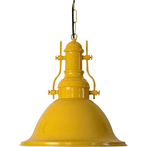 Lustre Simple de Sport Moderne Jaune Lampe Suspendue Moderne Salon Couloir Hall Restaurant Café Bar Pâtisserie (1/5)