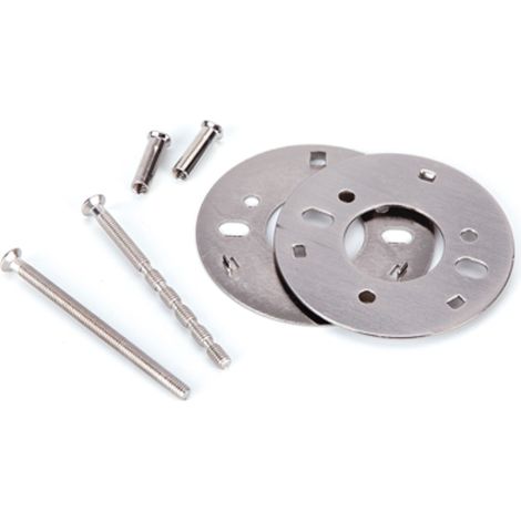 Roseta tapagujeros para pomo  Latón  Dorado  Universal