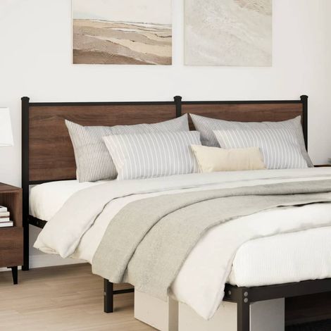 Maison Exclusive - Ersatz-Kopfteil Braun Eichen-Optik 180 cm Holz